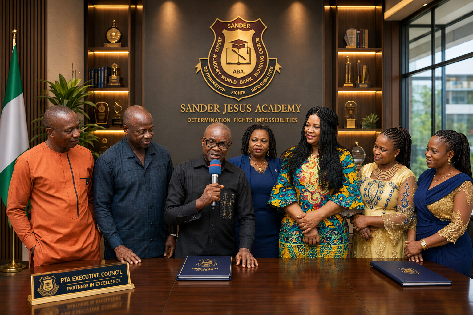 PTA meeting at Sander Jesus Academy
